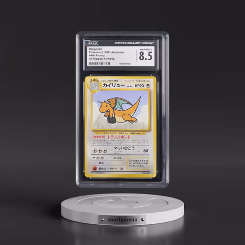 1998 ANA Promo Dragonite - All Nippon Airways (CGC 8.5 NM-MT+)