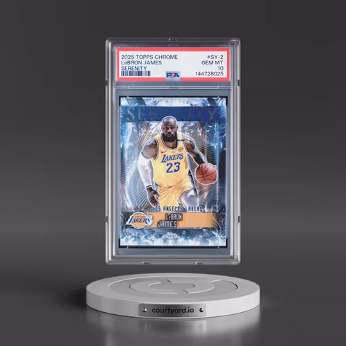 2025 Topps Chrome Serenity #SY-2 LeBron James (PSA 10 GEM MINT)