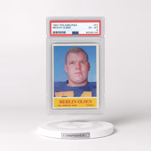 1964 Philadelphia #91 Merlin Olsen (PSA 6 EX-MT)