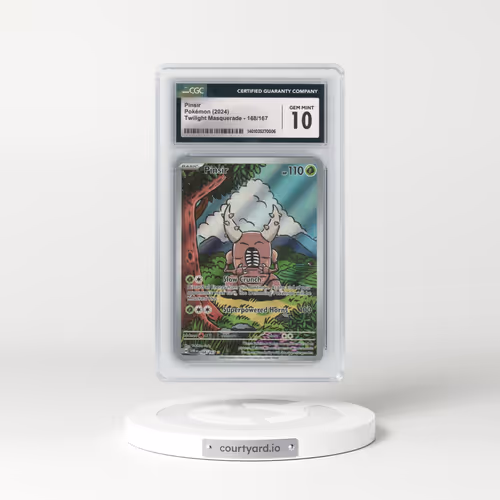2024 Twilight Masquerade - TWM EN #168/167 Pinsir - Illustration Rare (CGC 10 GEM MINT)