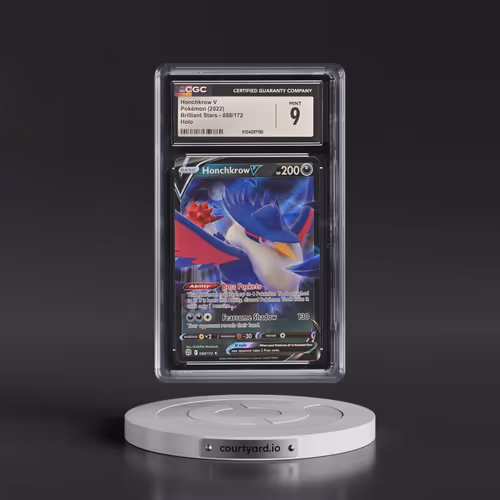 2022 Brilliant Stars #088/172 Honchkrow V - Holo (CGC 9 MINT)