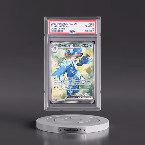 2023 Pokémon Pal EN-Paldea Evolved #235 Quaquaval EX - Holo Ultra Rare (PSA 10 GEM MINT)