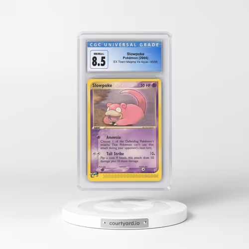 2004 EX Team Magma Vs Team Aqua #45/95 Slowpoke (CGC 8.5 NM-MT+)