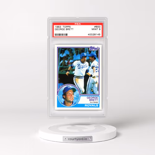 1983 Topps #600 George Brett (PSA 9 MINT)