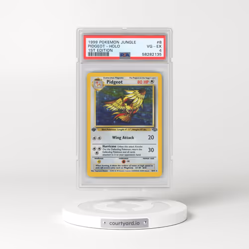 1999 Pokémon Jungle #8 Pidgeot - 1st Edition Holo (PSA 4 VG-EX)