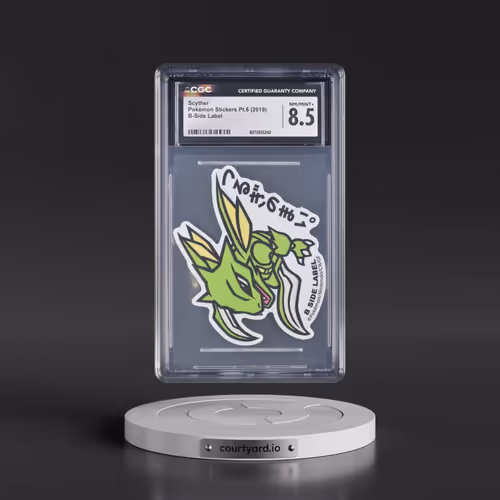 2019 Pokémon Stickers Pt.6 (2019 B-Side Label) - Japanese Scyther (CGC 8.5 NM-MT+)