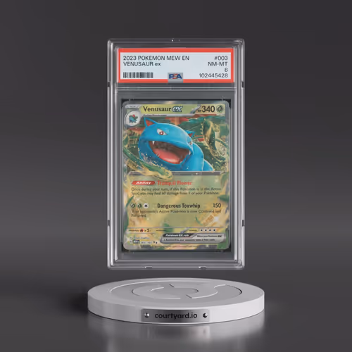 2023 Pokémon Mew EN-151 #003 Venusaur EX - Holo (PSA 8 NM-MT)