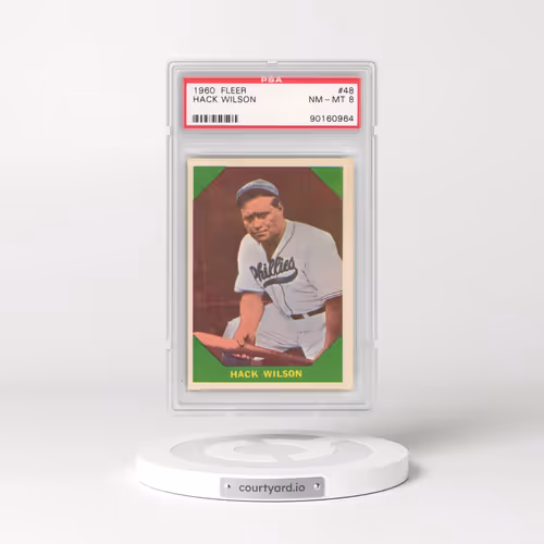 1960 Fleer #48 Hack Wilson (PSA 8 NM-MT)