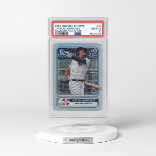 2020 Bowman Chrome Spanning the Globe #JD Jasson Dominguez (PSA 10 GEM MINT)