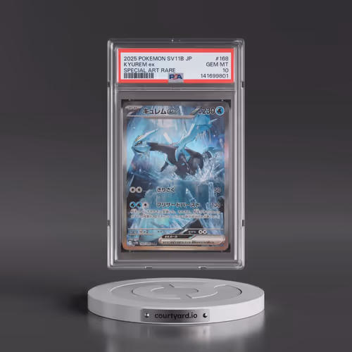 2025 Pokémon Sv11b-Black Bolt #168 Kyurem EX - Holo Special Art Rare (PSA 10 GEM MINT)