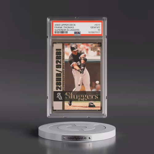2003 Upper Deck Superior Sluggers #S17 Frank Thomas (PSA 10 GEM MINT)