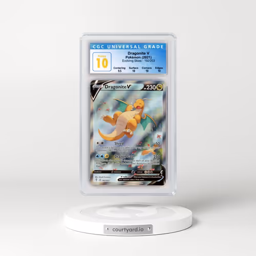2021 Evolving Skies #192/203 Dragonite V - Holo (CGC 10 PRISTINE)