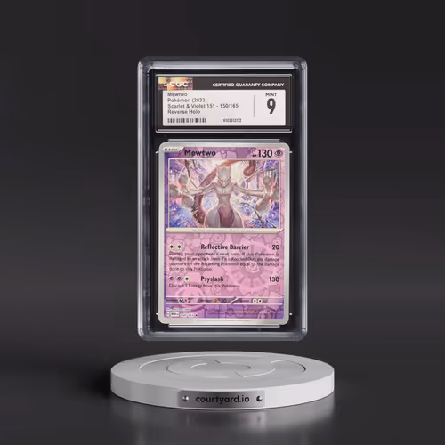 2023 Scarlet & Violet 151 - MEW EN #150/165 Mewtwo - Reverse Holo (CGC 9 MINT)