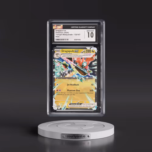 2024 Pokémon Twm EN-Twilight Masquerade #130 Dragapult EX - Holo (CGC 10 GEM MINT)