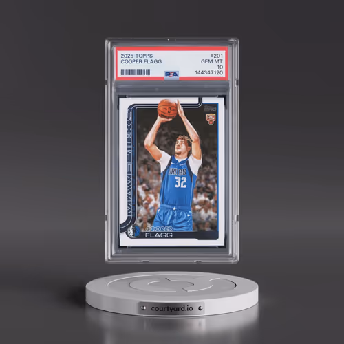 2025 Topps #201 Cooper Flagg (PSA 10 GEM MINT)