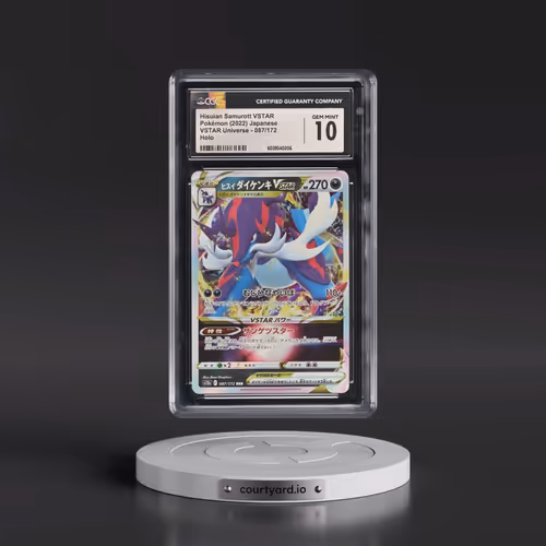 2022 VSTAR Universe #087/172 Hisuian Samurott VSTAR - Holo (CGC 10 GEM MINT)