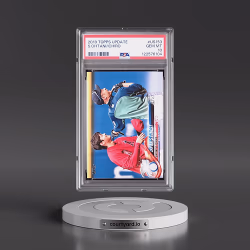 2018 Topps Update #US153 Ichiro/Shohei Ohtani (PSA 10 GEM MINT)
