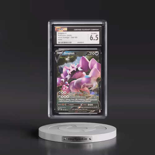 2020 Vivid Voltage #106/185 Drapion V - Holo Ultra Rare (CGC 6.5 EX-NM+)