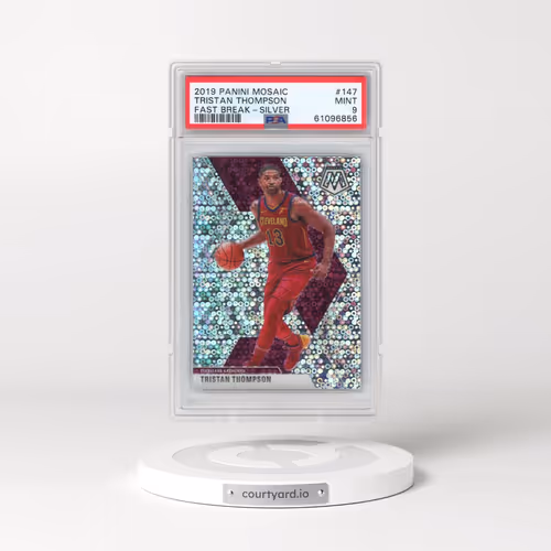 2019 Panini Mosaic #147 Tristan Thompson - Fast Break-Silver (PSA 9 MINT)