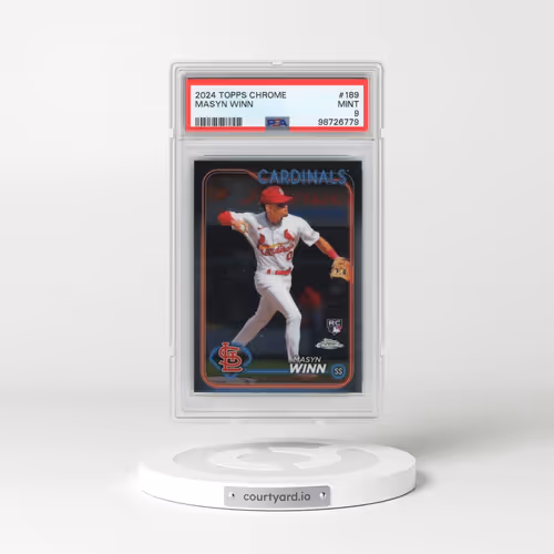 2024 Topps Chrome #189 Masyn Winn (PSA 9 MINT)