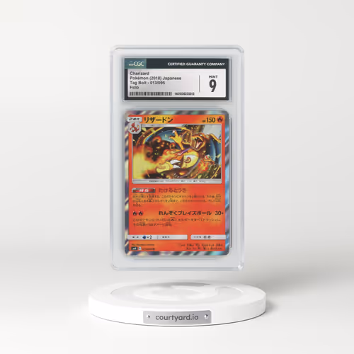 2018 Tag Bolt #013/095 Charizard - Holo (CGC 9 MINT)