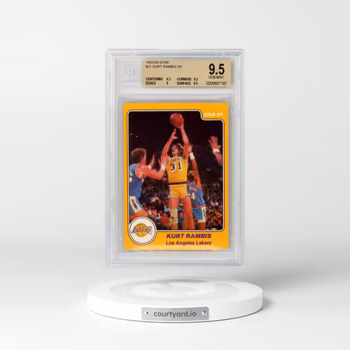 1983 Star #21 Kurt Rambis SP XRC (BGS 9.5 GEM MINT)
