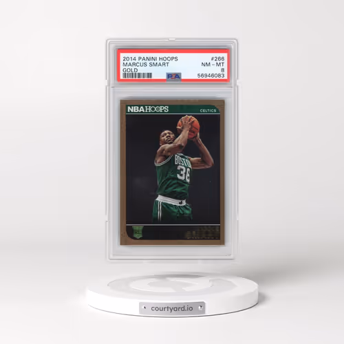 2014 Panini Hoops #266 Marcus Smart - Gold (PSA 8 NM-MT)