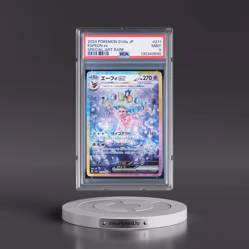 2024 Pokémon Sv8a-Terastal Fest EX #211 Espeon EX - Holo Special Art Rare (PSA 9 MINT)
