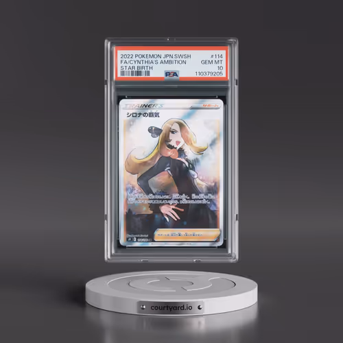 2022 Pokémon Sword & Shield Star Birth #114 Cynthia's Ambition - Full Art (PSA 10 GEM MINT)