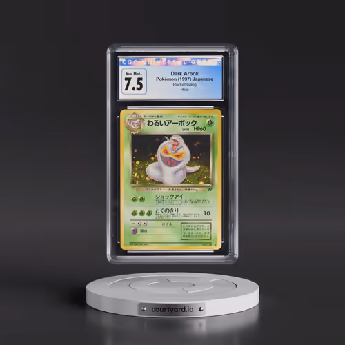 1997 Rocket Gang Dark Arbok - Holo (CGC 7.5 NM+)