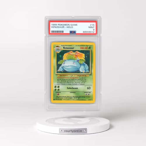 1999 Pokémon Game #15 Venusaur - Holo (PSA 9 MINT)