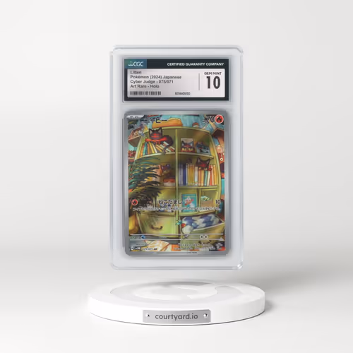 2024 Pokémon Sv5m-Cyber Judge #075 Litten - Art Rare (CGC 10 GEM MINT)