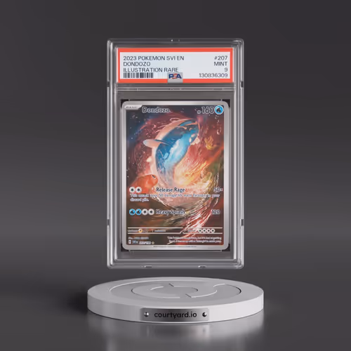 2023 Pokémon Svi EN-Scarlet & Violet #207 Dondozo - Illustration Rare (PSA 9 MINT)