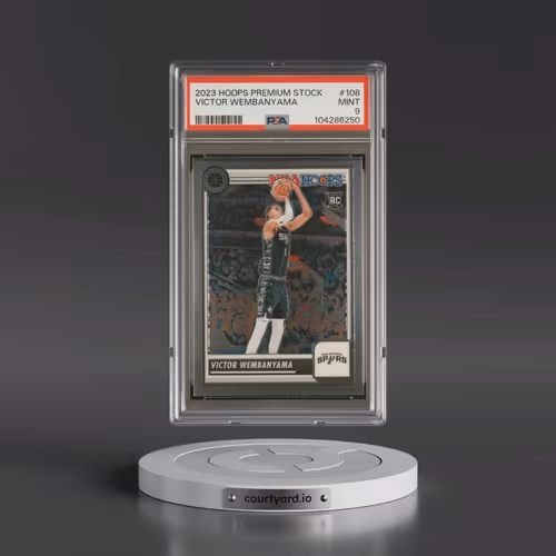2023 Panini Hoops Premium Stock #108 Victor Wembanyama (PSA 9 MINT)