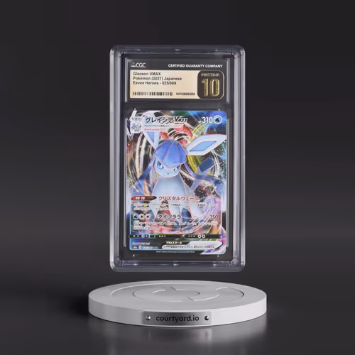 2021 Eevee Heroes #025/069 Glaceon VMAX - Holo (CGC 10 PRISTINE)