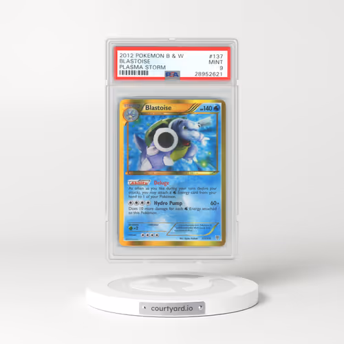 2013 Pokémon Black & White Plasma Storm #137 Blastoise (PSA 9 MINT)