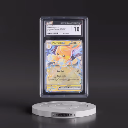2023 Obsidian Flames - OBF EN #073/197 Pawmot ex - Holo (CGC 10 GEM MINT)