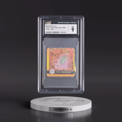 1999 Action Flipz Premier Edition (Artbox) - English #30 Nidoran/Nidorino (CGC 9 MINT)