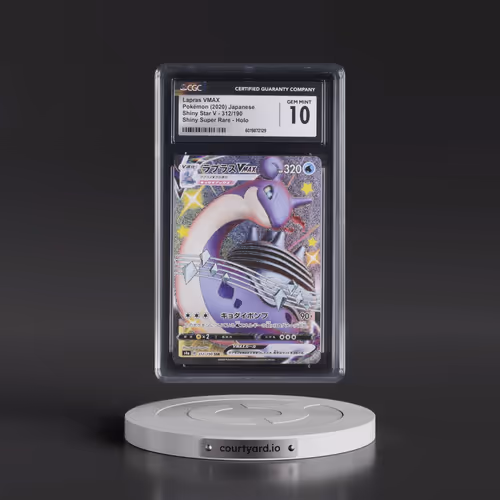 2020 Shiny Star V #312/190 Lapras VMAX - Shiny Super Rare Holo (CGC 10 GEM MINT)
