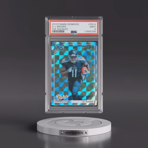 2019 Panini Donruss the Rookies #TR14 A.J. Brown (PSA 9 MINT)