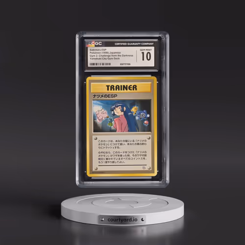 1999 Gym 2: Challenge from the Darkness Sabrina's ESP - (No Rarity) Yamabuki City Gym Deck (CGC 10 G