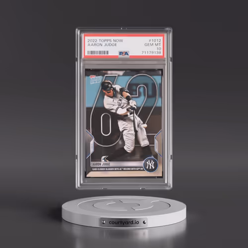 2022 Topps Now #1012 Aaron Judge (PSA 10 GEM MINT)