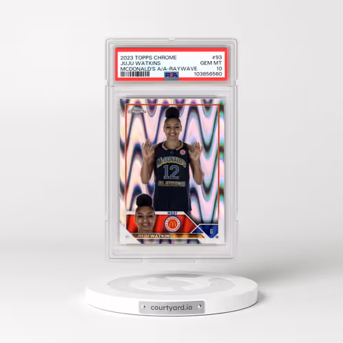 2023 Topps Chrome Mcdonald's All-American #93 Juju Watkins - Raywave (PSA 10 GEM MINT)