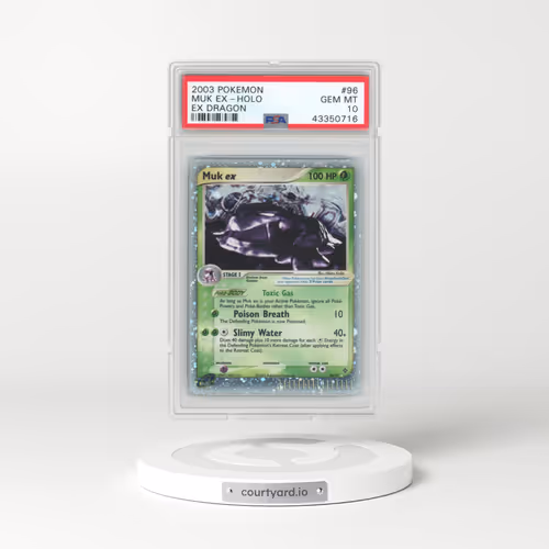 2003 Pokémon EX Dragon #96 Muk EX - Holo Holo (PSA 10 GEM MINT)