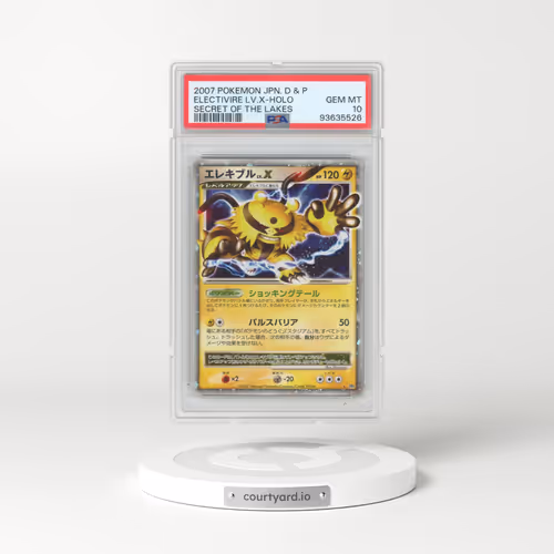2007 Pokémon Diamond & Pearl Secret of the Lakes Electivire LV.X - Holo (PSA 10 GEM MINT)