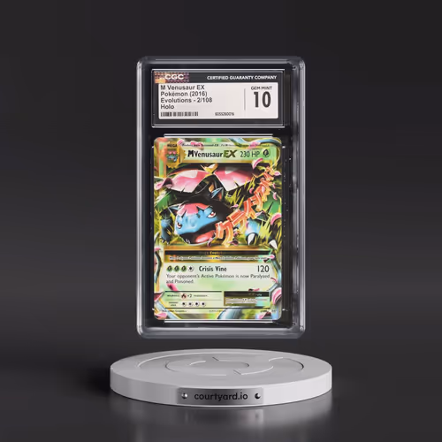2016 Evolutions #2/108 M Venusaur EX - Holo (CGC 10 GEM MINT)