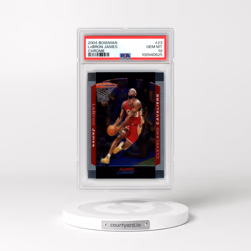 2004 Bowman #23 LeBron James - Chrome (PSA 10 GEM MINT)