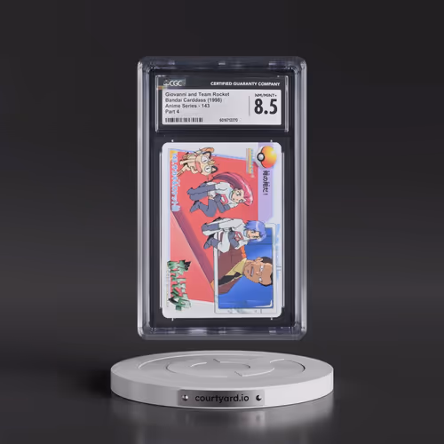 1998 Anime Series #143 Giovanni and Team Rocket - Part 4 (CGC 8.5 NM-MT+)