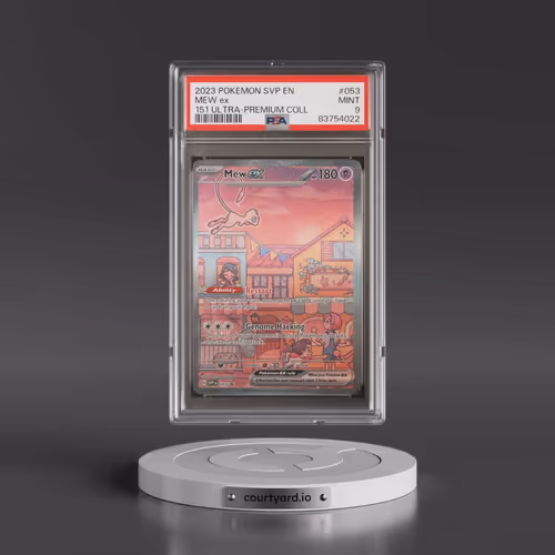 2023 Pokémon Svp EN-SV Black Star Promo #053 Mew EX - Holo 151 Ultra-Premium Collection (PSA 9 MINT)