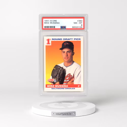 1991 Score #383 Mike Mussina (PSA 8 NM-MT)